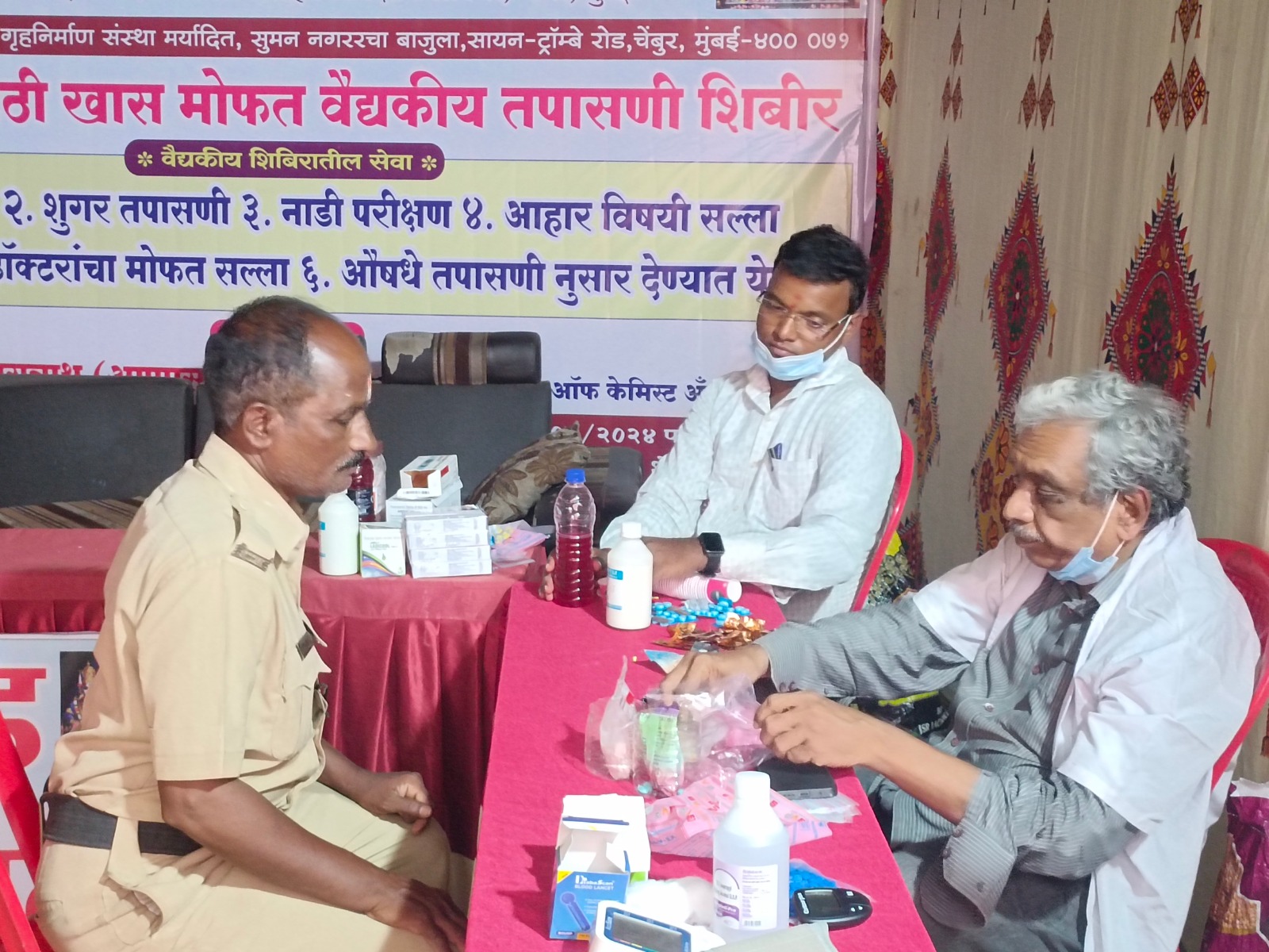 Medical camp volunteers